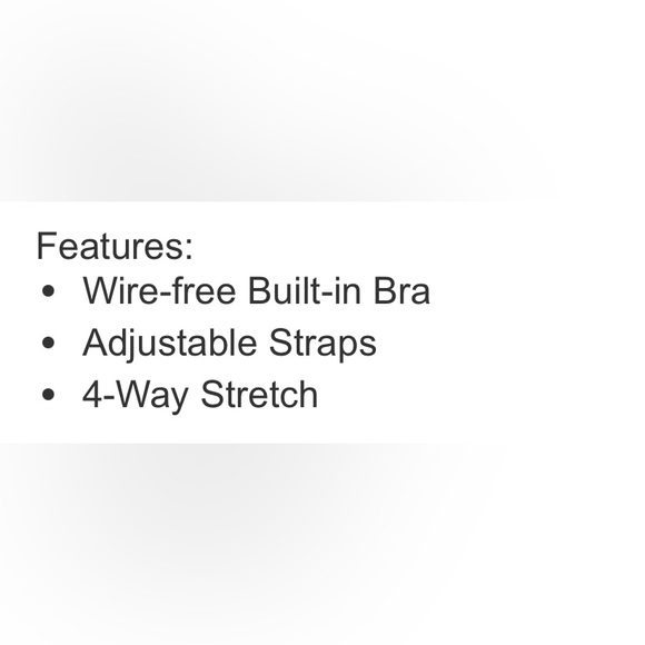 ⭐️ Firm Price ⭐️ NWOT Small camisoles with built in bras - Picture 6 of 6